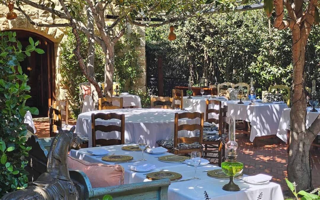 Brunch at San Ysidro Ranch, Santa Barbara, California